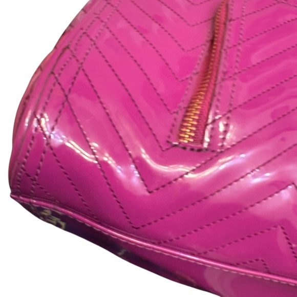 Ted baker purple patent leather chevron quilted tote bag - Picture 4 of 12